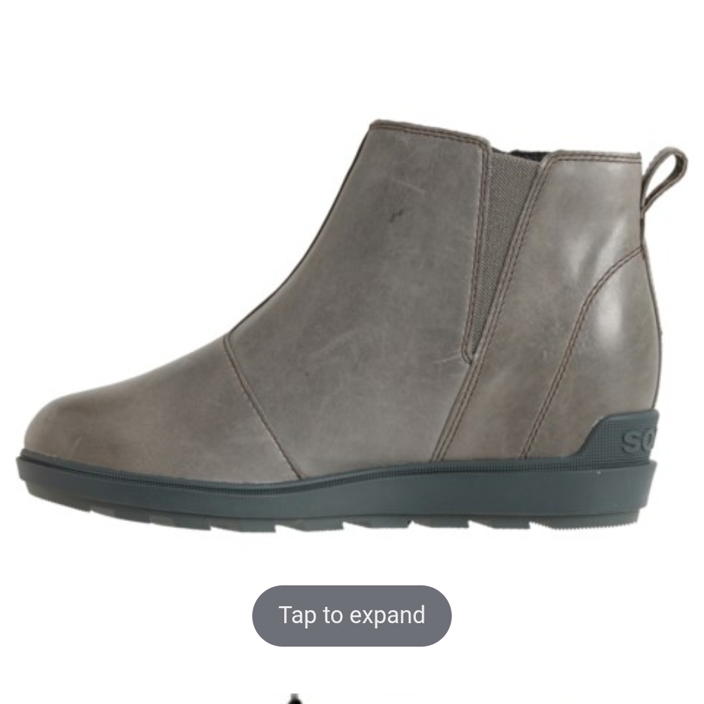 Sorel Evie II Zip waterproof boots in Quarry - Picture 4 of 4